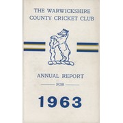 WARWICKSHIRE COUNTY CRICKET CLUB ANNUAL REPORT 1963