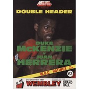 DUKE MCKENZIE V JUAN HERRERA 1987 BOXING PROGRAMME