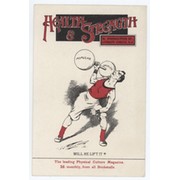 HEALTH & STRENGTH POSTCARD