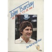 JOHN BARCLAY (SUSSEX) 1986 CRICKET BENEFIT BROCHURE