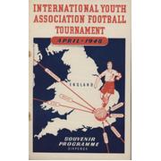 INTERNATIONAL YOUTH ASSOCIATION FOOTBALL TOURNAMENT 1948 FOOTBALL PROGRAMME
