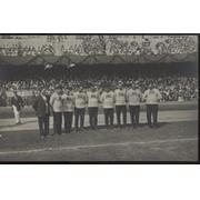 GREAT BRITAIN TUG OF WAR TEAM 1912 OLYMPICS POSTCARD