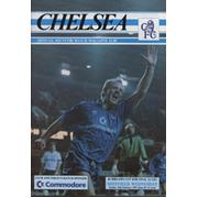 CHELSEA  V SHEFFIELD WEDNESDAY 1991 (LEAGUE CUP SEMI FINAL) FOOTBALL PROGRAMME