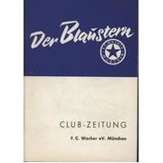 DER BLAUSTERN - CLUB ZEITUNG F.C. WACKER E.V. MUNCHEN