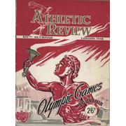 THE ATHLETIC REVIEW SOUVENIR OF THE XIVTH OLYMPIC GAMES - LONDON 1948
