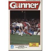 ARSENAL V EVERTON 1988 (LEAGUE CUP SEMI FINAL) FOOTBALL PROGRAMME