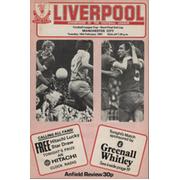 LIVERPOOL V MANCHESTER CITY 1981 (LEAGUE CUP SEMI FINAL) FOOTBALL PROGRAMME