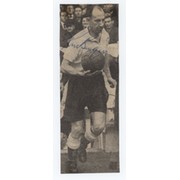 RON BURGESS (TOTTENHAM HOTSPUR) SIGNED MAGAZINE PHOTOGRAPH