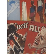ALL SPORT - NOS.8-10 (1952); NO.9 (1954); NO.1 (1957) (5 ITEMS)