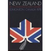 NEW ZEALAND - XI COMMONWEALTH GAMES EDMONTON, CANADA 1978 