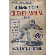 ATHLETIC NEWS CRICKET ANNUAL 1926