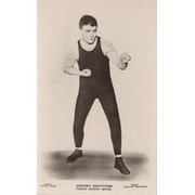 JOHNNY GRIFFITHS BOXING POSTCARD