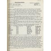 THE FOOTBALL STATISTICIANS REPORT NOS.1-11 (DEC 1978 - MAR 1980)