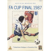 F.A. CUP FINAL 1987 TOTTENHAM HOTSPUR V COVENTRY CITY OFFICIAL MAGAZINE