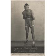 BATTLING SIKI (SENEGAL) 1935 BOXING POSTCARD