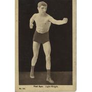 FRED DYER (WALES) BOXING POSTCARD