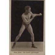 HARRY JONES (WALES) BOXING POSTCARD