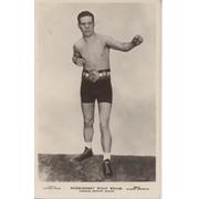 BERMONDSEY BILLY WELLS BOXING POSTCARD