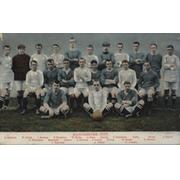MANCHESTER CITY 1906-07 FOOTBALL POSTCARD 