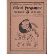 TOTTENHAM HOTSPUR V LEICESTER CITY (RESERVES) 1938-39 FOOTBALL PROGRAMME