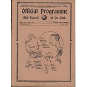 TOTTENHAM HOTSPUR V MILLWALL (RESERVES) 1938-39 FOOTBALL PROGRAMME
