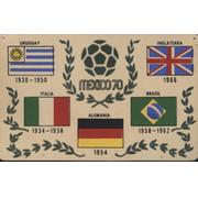 MEXICO 1970 WORLD CUP POSTCARD