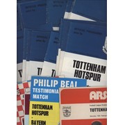 TOTTENHAM HOTSPUR 1973-74 FOOTBALL PROGRAMMES (FULL SET OF HOME MATCHES)