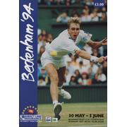 BECKENHAM CHAMPIONSHIPS 1994 TENNIS PROGRAMME