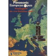 PANASONIC EUROPEAN OPEN CHAMPIONSHIP 1988 OFFICIAL GOLF PROGRAMME