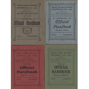 WEST HAM UNITED ANNUAL OFFICIAL HANDBOOKS 1923-40 (17 VOLUMES)