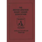 THE BRITISH AMATEUR RUGBY LEAGUE ASSOCIATION OFFICIAL HANDBOOK 1984-85
