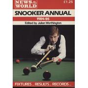 NEWS OF THE WORLD SNOOKER ANNUAL 1984/85