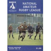 NATIONAL AMATEUR RUGBY LEAGUE OFFICIAL BROCHURE SEASON 1988-89