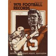 THE OFFICIAL NATIONAL COLLEGIATE ATHLETIC ASSOCIATION FOOTBALL RECORDS 1978
