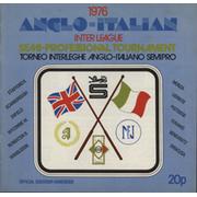 ANGLO-ITALIAN INTER LEAGUE 1975-76 TOURNAMENT PROGRAMME (1ST YEAR)