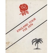 FIJI V ENGLAND 1979 RUGBY PROGRAMME - SIGNED BY ENGLAND