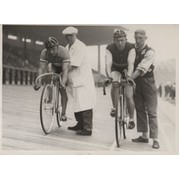 LUCIEN MICHARD & HUYBRECHTS 1930S (BRUSSELS) CYCLING PHOTOGRAPH