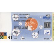 BELGIUM V SOUTH KOREA 1998 (WORLD CUP) FOOTBALL TICKET