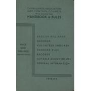 THE BILLIARDS ASSOCIATION AND CONTROL COUNCIL HANDBOOK & RULES