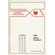GLOUCESTERSHIRE CRICKET ASSOCIATION HANDBOOK 1989