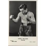 LENNY WILLIAMS (MAESTEG) BOXING PHOTOGRAPH