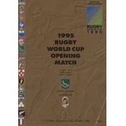 SOUTH AFRICA V AUSTRALIA 1995 RUGBY WORLD CUP OPENING MATCH PROGRAMME