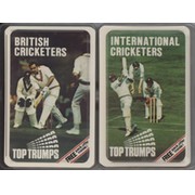 INTERNATIONAL CRICKETERS & BRITISH CRICKETERS TOP TRUMP PACKS 1970S