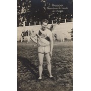 CHARLEY PADDOCK (USA) 1924 PARIS OLYMPICS POSTCARD