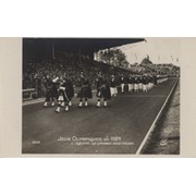 GREAT BRITAIN OLYMPIC TEAM (OPENING CEREMONY) 1924 PARIS OLYMPICS POSTCARD