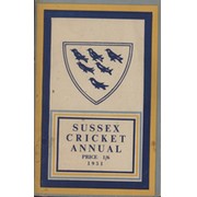 OFFICIAL SUSSEX CRICKET HANDBOOK 1951