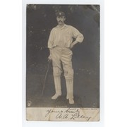 A. A. LILLEY (WARWICKSHIRE & ENGLAND) 1902 SIGNED CRICKET POSTCARD