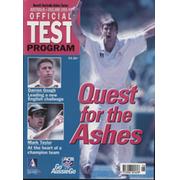 AUSTRALIA V ENGLAND 1998/99 CRICKET BROCHURE