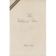 "THE VALLEY OF PEACE" (CHRISTCHURCH CINEMAS CRICKET CLUB) 1939