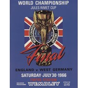 ENGLAND V WEST GERMANY 1966 WORLD CUP FINAL FOOTBALL PROGRAMME (FACSIMILE)